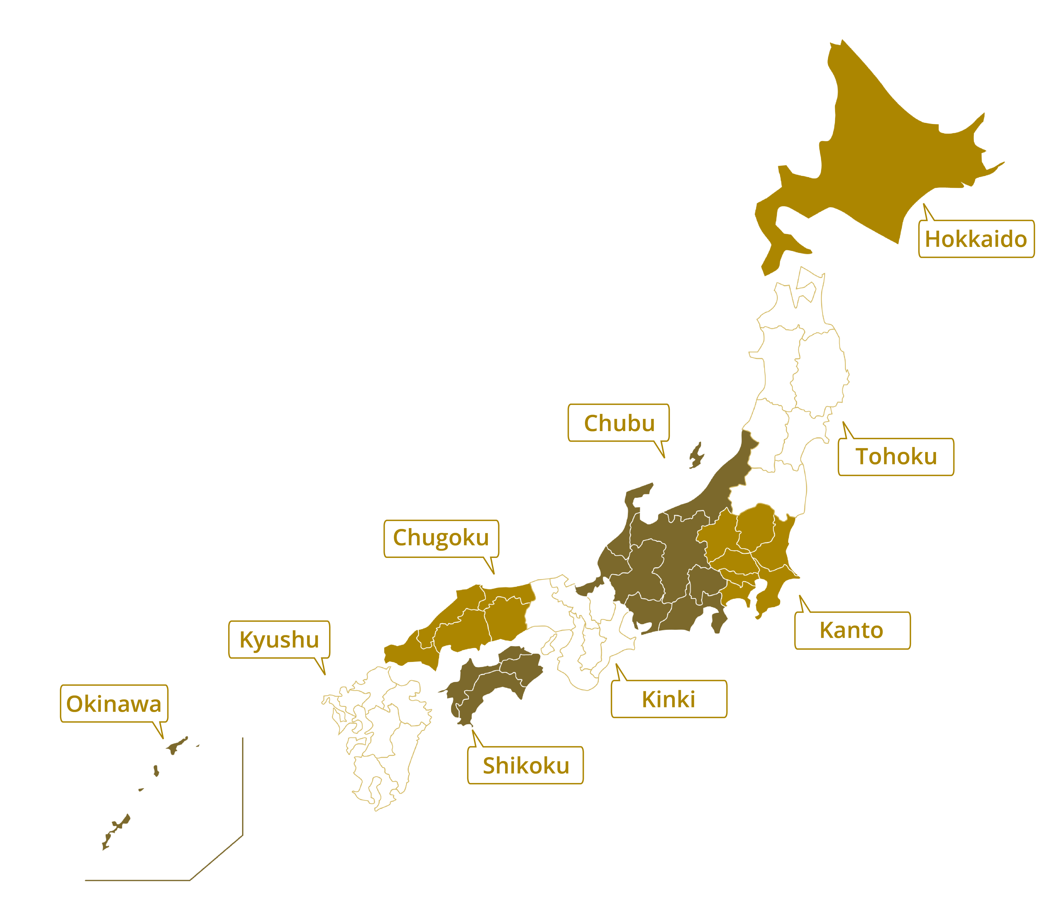 Japan map